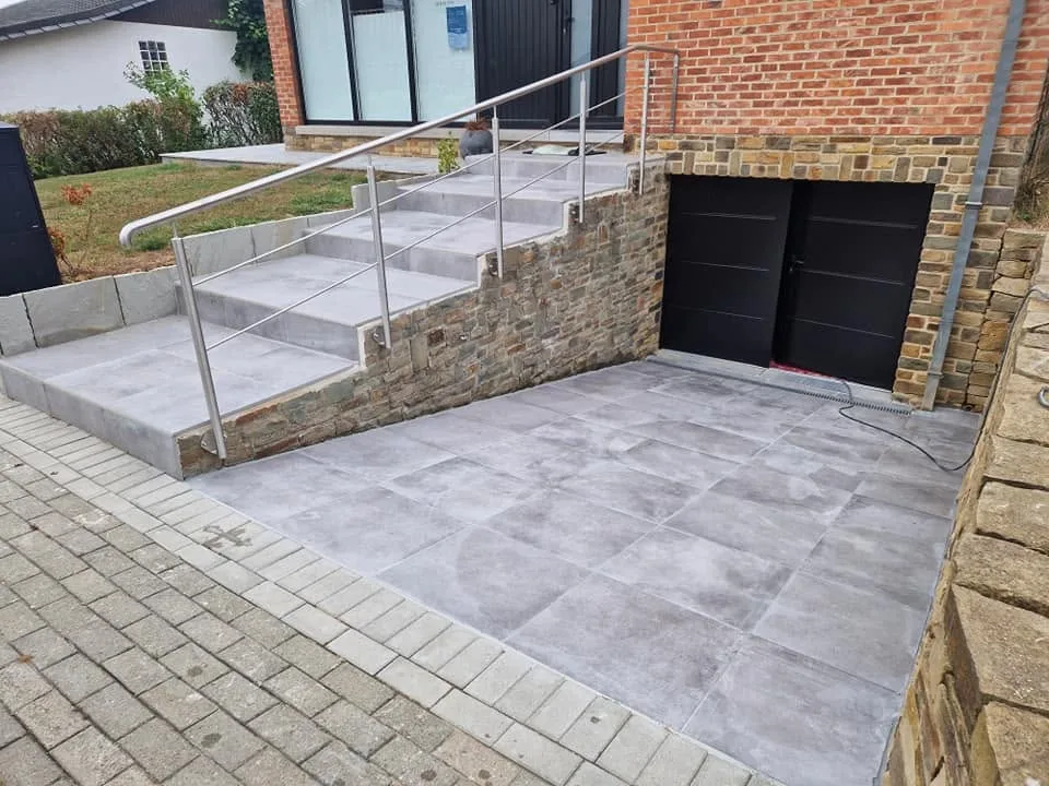Murs et dalles béton à Profondeville
